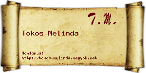 Tokos Melinda névjegykártya